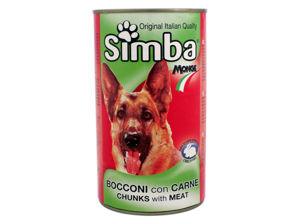 SIMBA CHUNKS With Meat1230Gr DOG Can