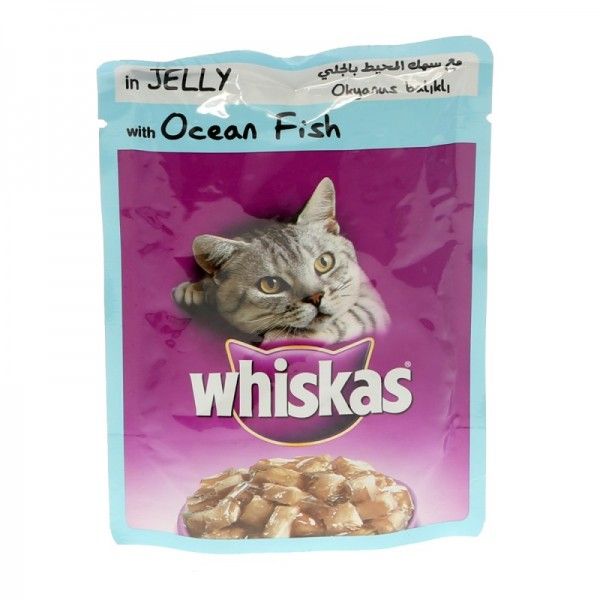 Whiskas in Jelly Pouch with Ocean Fish 85g