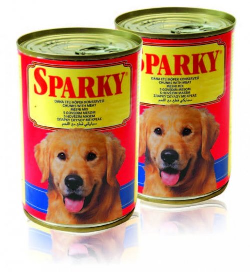 Sparky Chunks with meat for dogs 415 gm