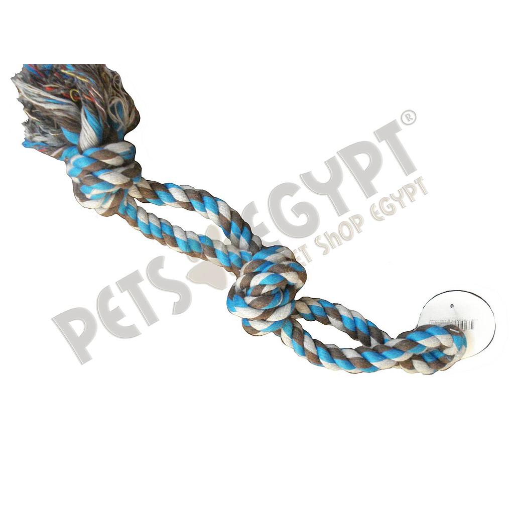 Double Kntted Rope Dog Toy