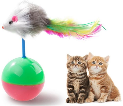 FM Ball toy for cats with Mouse