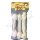 Chew Bone Knotted Rawhide 25Cm 3 Pieces
