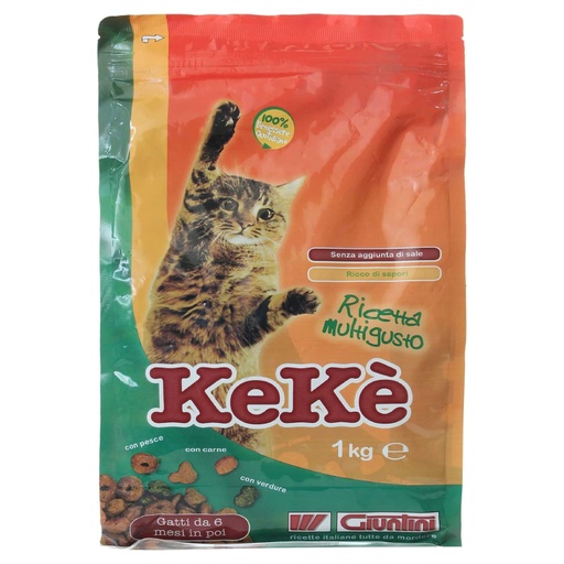[8730] Keke Multigusto Cat Dry Food 1 Kg