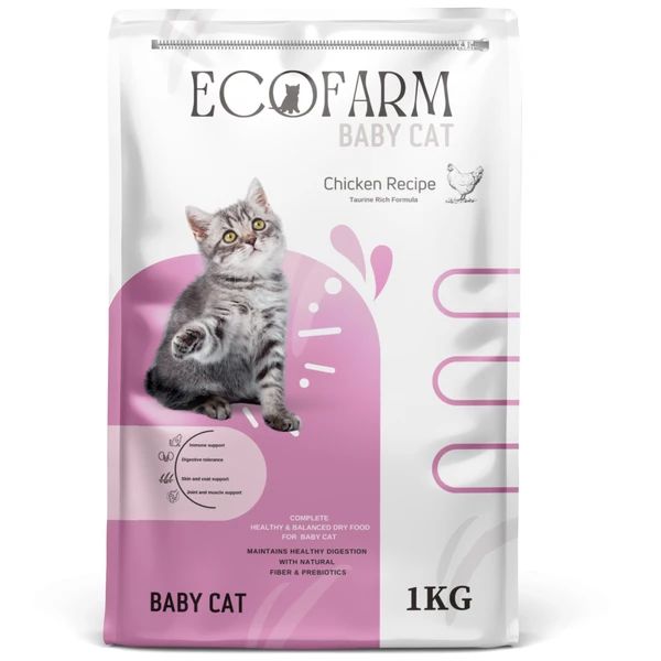 Ecofarm Baby Cat Dry Food Chicken Recipe 