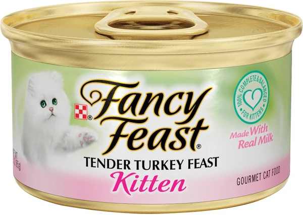 Purina Fancy Feast kitten Turkey With Real Milk 85 g 
