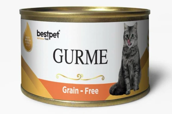 bestpet Gurme Grain - Free Adult Cat Wet Food Cans 100 g