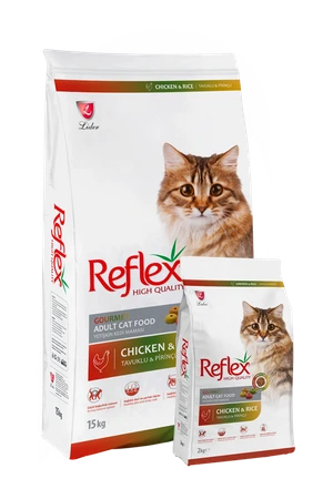 Reflex Gourmet Adult Cat Dry Food with Chicken & Rice