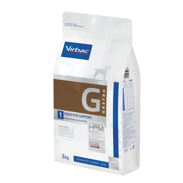 Virbac Veterinary HPM Gastro 1 Digestive Support Dog Dry Food 3 Kg 