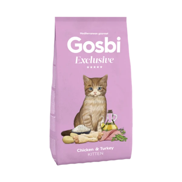 Gosbi Exclusive Chicken & Turkey Kitten Cat Dry Food
