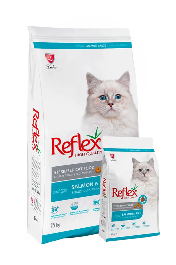 Reflex Sterilised Adult Cat Dry Food with Salmon & Rice