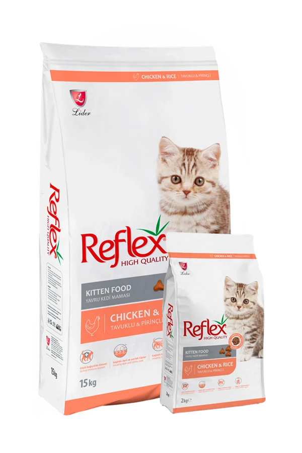 Reflex Kitten Dry Food with Chicken & Rice