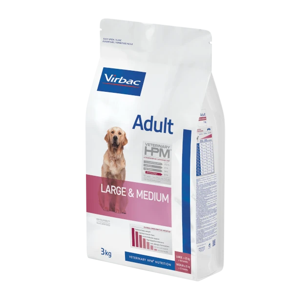 Virbac Veterinary HPM Adult Large & Medium Dog Dry Food 3 kg
