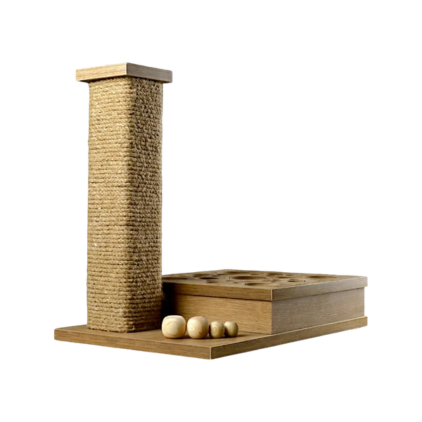 Petmoda Scratcher and Play Board Cat Balls Hunt Box With Tower 40*25*40 cm