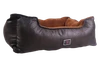 Petmoda Classic Black Leather/Brown Fur Bed Large 85*65