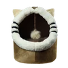 Petmoda Cat House Bed 50 cm - Cat Shape - Beige