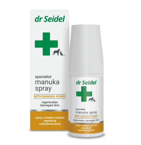 dr Seidel Manuka Spray - Regenerates Damaged Skin for Cats & Dogs 50ml