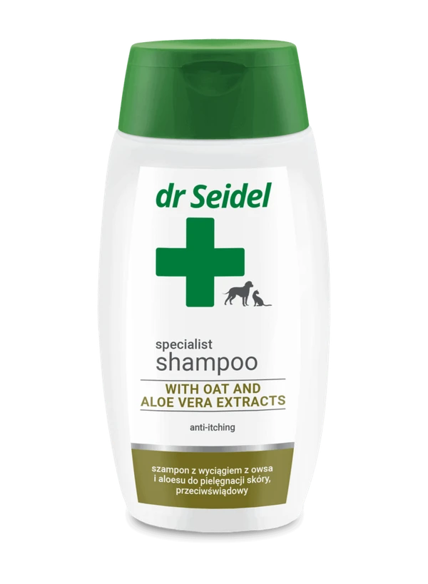 dr Seidel Shampoo with Oat and Aloe Vera Extracts for Cats & Dogs 220ml