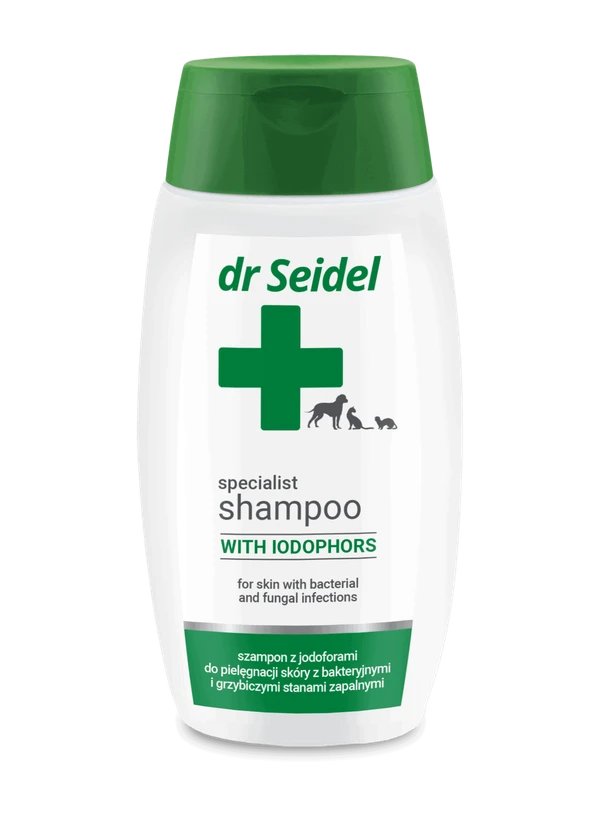 dr Seidel Shampoo with Iodophors for Cats & Dogs 220ml