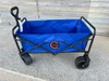 Folding Wagon, Portable with W Heels, 120kg, Pet Transport Wagon, Wide, Big360 Wheels, Outdoor, Beach, Camping & Shopping