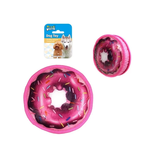 Soleil Donut W/TPR Surface P9024 Dog Toy