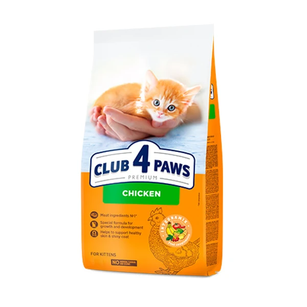 CLUB 4 PAWS Premium Kittens With Chicken Dry Cat Food 