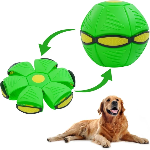 Flying Disc Ball Toy for Dogs – Interactive Pet Training and Play Toy