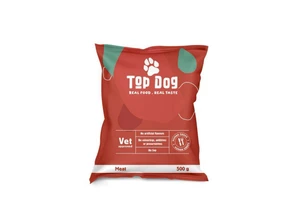 Top Dog Frozen Meat Meal for Dogs – 500g | Lean Protein & Natural Nutrition
