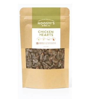 Nooshi's Chicken Hearts 100g
