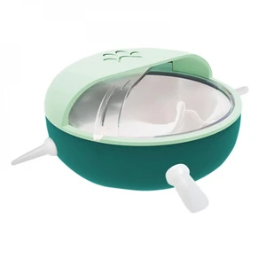 Pet Milk Feeding Bowl with Pacifiers – Self-Sucking Anti-Choke Nursing Feeder for Puppies & Kittens (11×11×5 cm)