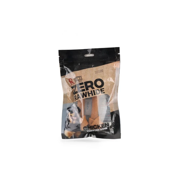 Rich Excellence Zero Rawhide Chicken Knotted Bone Large Bone 2 Pcs