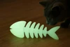 Glow-in-the-Dark Fish Bone Cat Toy – Interactive Bite-Resistant Play Toy for Cats 14 X 6 cm