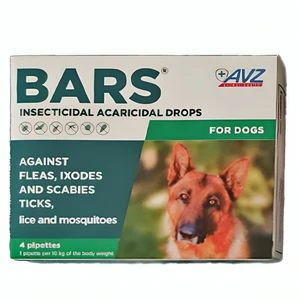 BARS® Insecticidal Drops For Dogs 10 Kg (1 dose) 