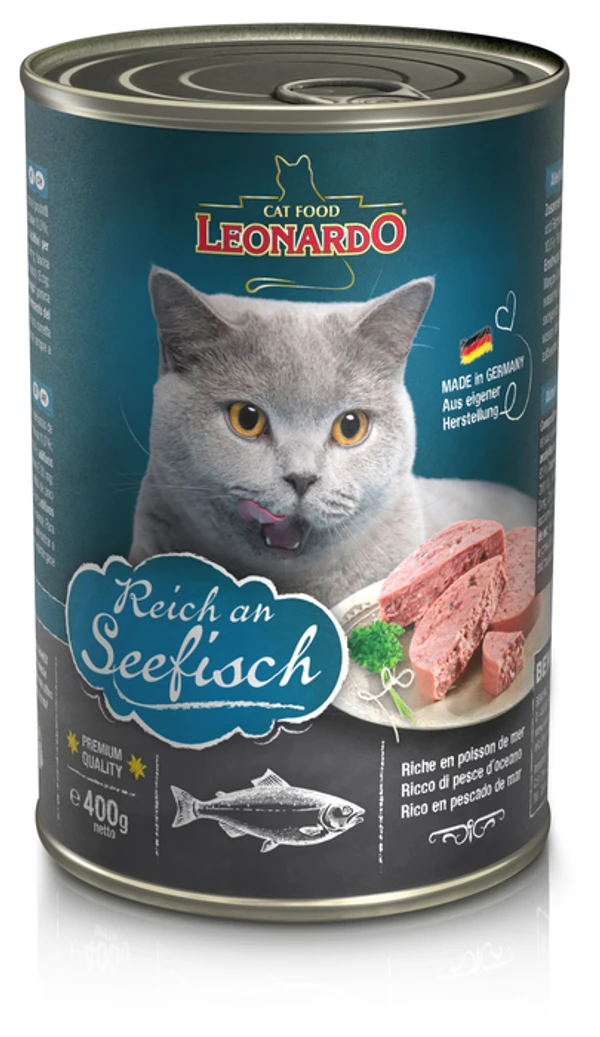 Leonardo Cat Wet Food Cans 400g