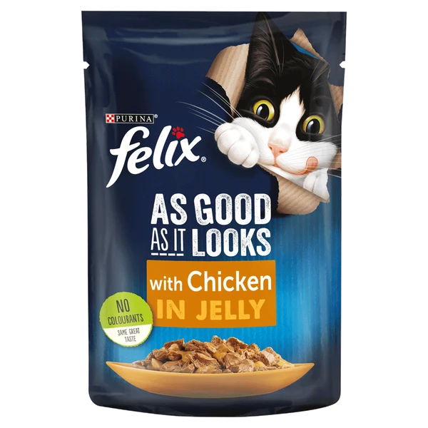 Purina Felix As Good as it Looks Wet Cat Food Pouch 85 g