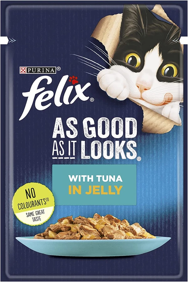 Purina Felix As Good as it Looks Wet Cat Food Pouch 85 g