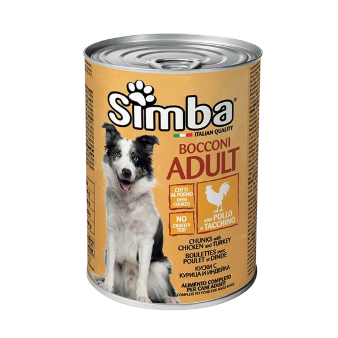 SIMBA Chunks With Chicken & Turkey Dog Wet Food 415g