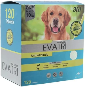 Evatri Dogs 1 Deworming Tablet