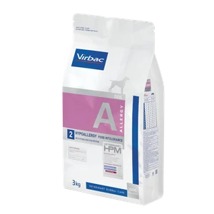 Virbac Veterinary HPM Allergy 2 Hypoallergy Food Intolerances With Hydrolysed Fish Protein Dog Dry Food 3 Kg