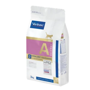 Virbac Veterinary HPM Allergy 2 Hypoallergy Food Intolerances With Hydrolysed Fish Protein Cat Dry Food 3 Kg