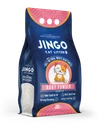 Jingo 100% Natural White Bentonite Clumping Cat Litter Baby Powder Scented