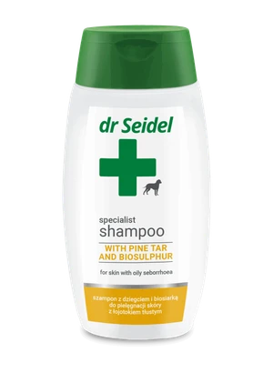 dr Seidel Shampoo with Pine Tar and Biosulphur for Dogs 220ml