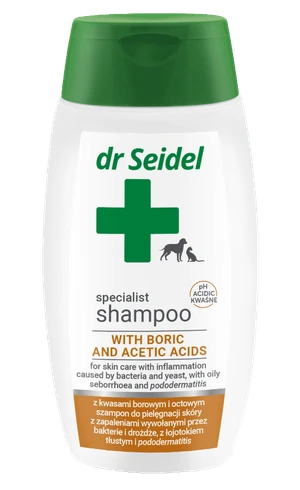 dr Seidel Shampoo with Boric and Acetic Acids for Cats & Dogs 220ml