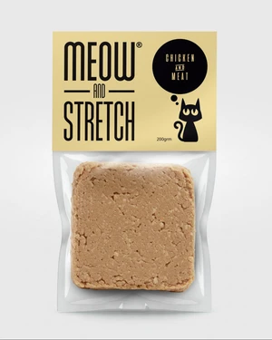 Meow & Stretch Frozen Chicken & Meat Cats Meal - 200g | Urinary Care, High Protein, Vet Approved
