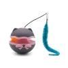 Interactive Cat Toy with Colorful Feather & Bell – Tumbler Balance Design for Indoor Play & Exercise