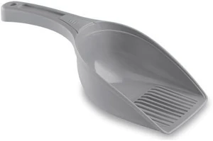Stefanplast Litter Box Scoop – Grey | 27.5×12.5×9 cm Durable Plastic Cat Litter Shovel for Easy Cleaning