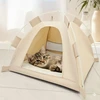 Foldable Cat & Small Dog Tent Bed – 40×40 cm | Portable Indoor & Outdoor Pet House - Medium
