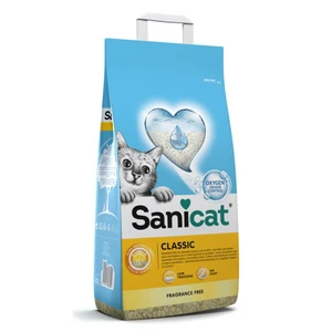 Sanicat Classic Fragrance Free Cat Litter 16 L 