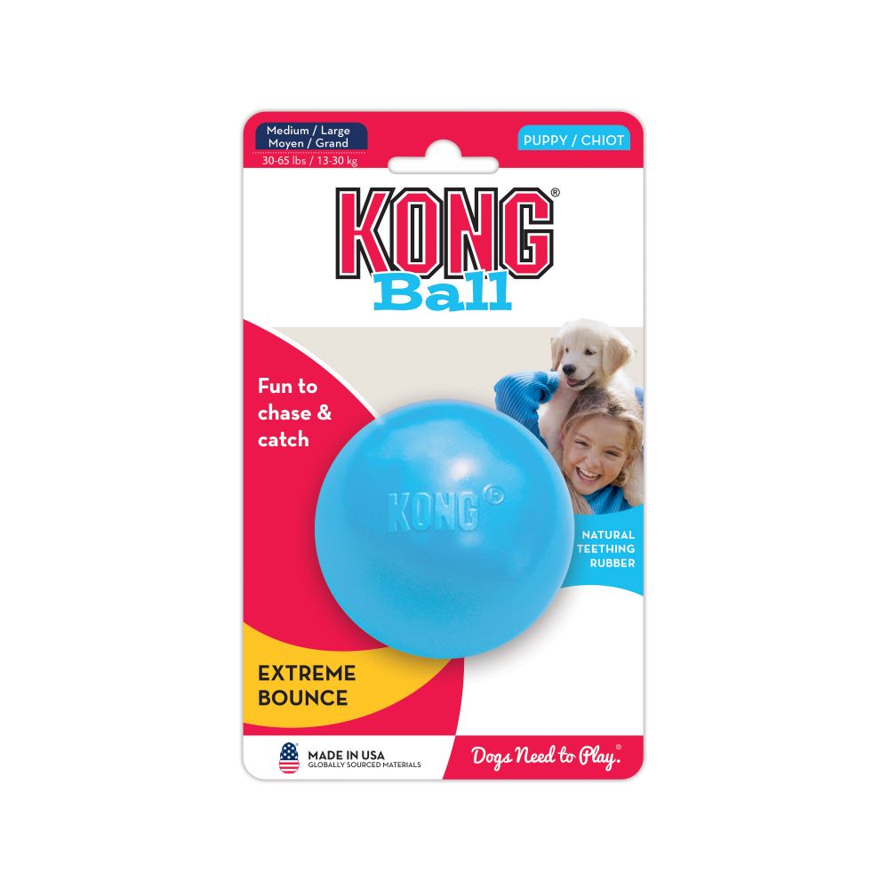 Kong Puppy Ball with Hole M/L