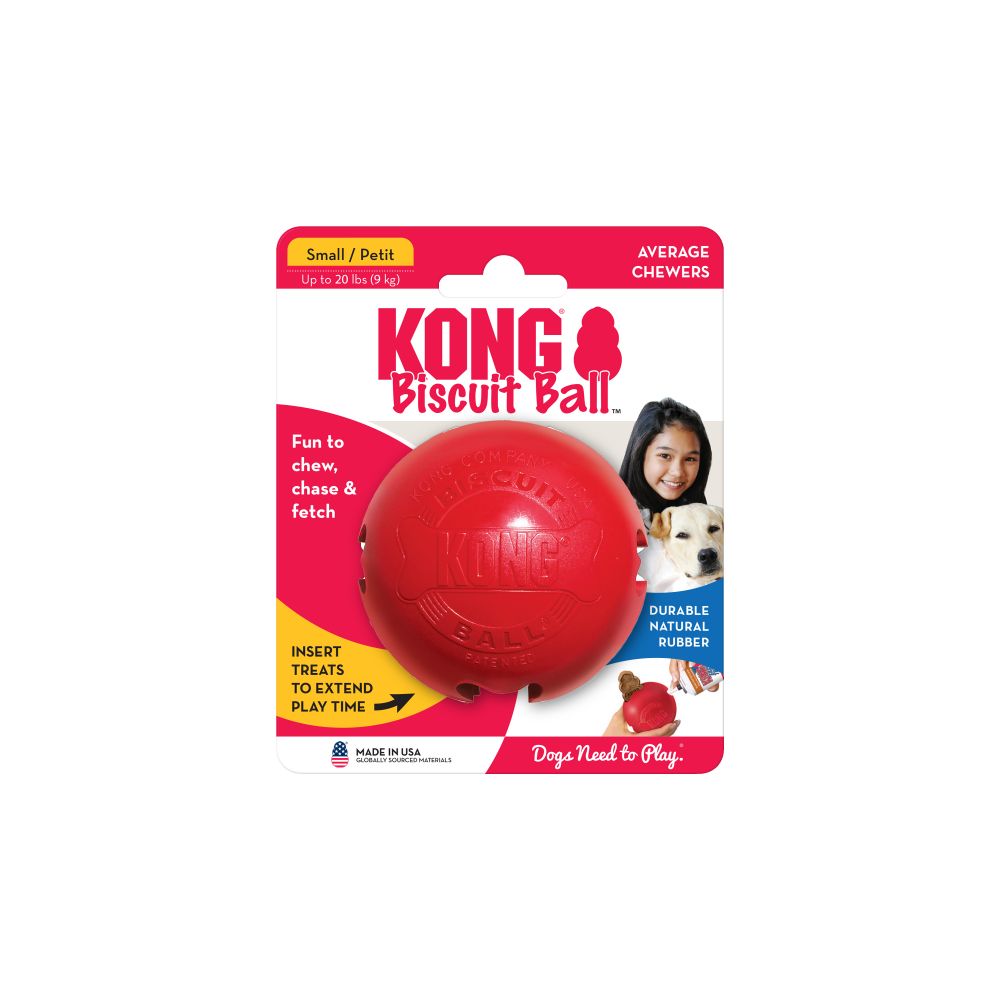 Kong Biscuit Ball Small - Red