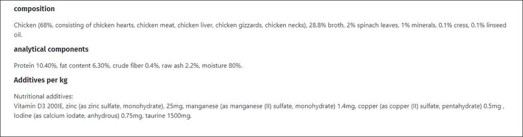 MERA Country Taste Chicken Cat wet food 85 g